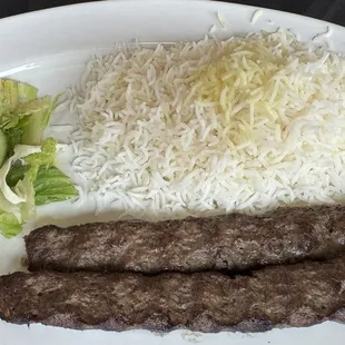 Tender juicy beef koubideh - highly recommend.