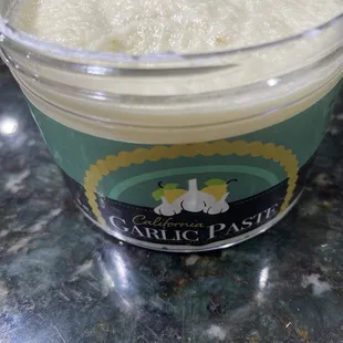 Garlic Paste - great with the Chicken Barg