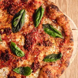 pizza, food