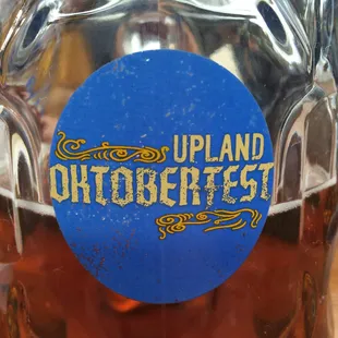 The label on the stein