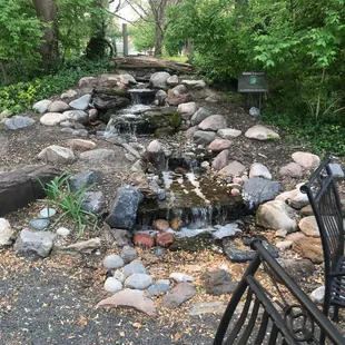Outdoor Patio Waterfall