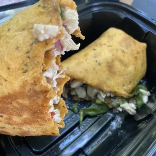 Chicken balsamic wrap