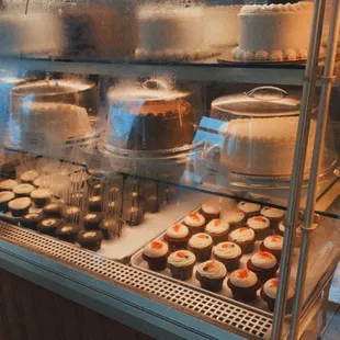 a variety of baked goods