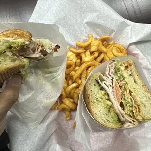 Friday special with Curly Fries