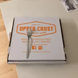 $20+ Dollar Pizza for Ridiculously Small Size. First and Last Order I'll make for this overpriced mediocre pizza. See fork for scale.