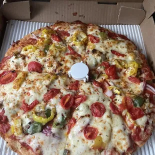 American Pan with various veggies!