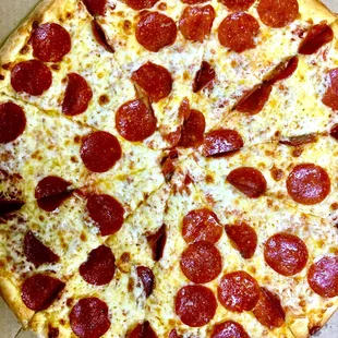 Pepperoni pizza