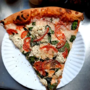 Margherita slice, $4.25