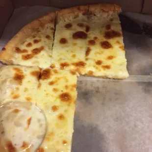 Cheesy pizza amazing