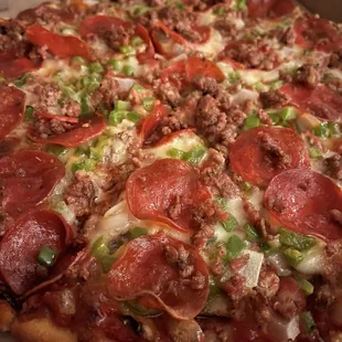 pizza, food