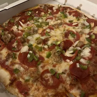 pizza, food