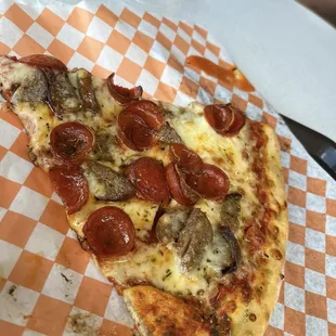 Sausage and pepperoni