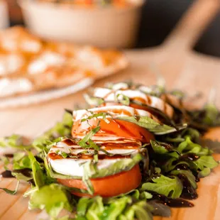 tomatoes and mozzarella