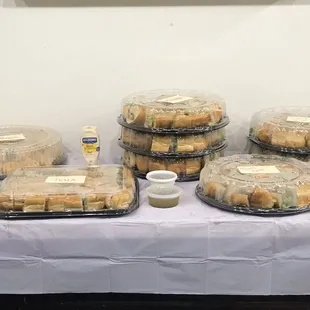 Catered Trays for a local event!