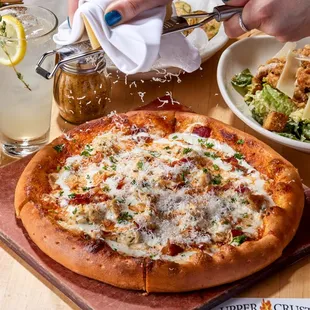pizza, food