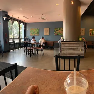 Inside seating