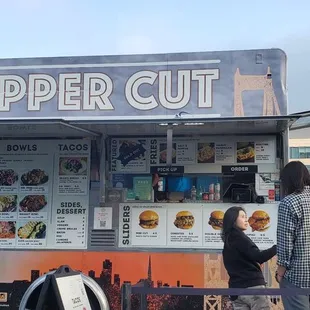 Great sliders! Popular food truck w/one of the longest lines at SPARK Social SF. Funny &amp; friendly staff.
