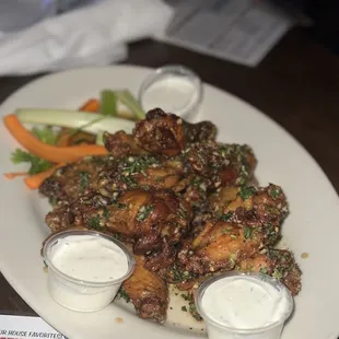 Chicken Wings (honey garlic)