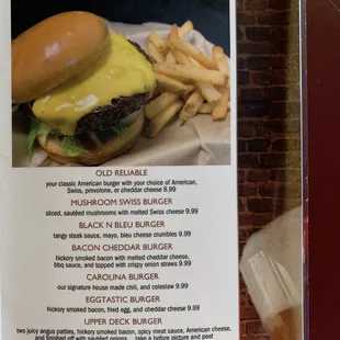 Burger Menu