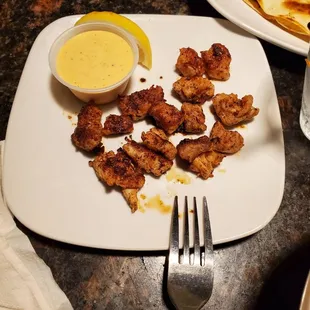 Blackened gator tail