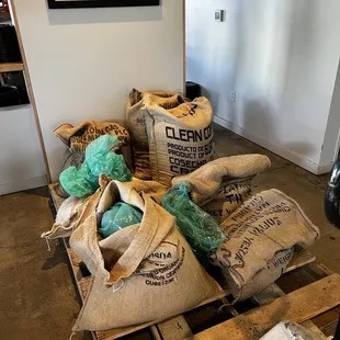 They roast their own beans &amp; if you're lucky, you can see it happen right in front of you!