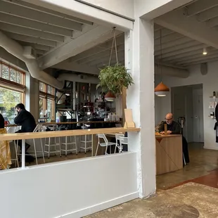 the interior of a restaurant