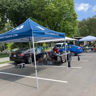 car parked in a parking lot