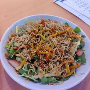 Supposedly a watercress salad but I see arugula