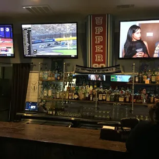 a baseball game being played