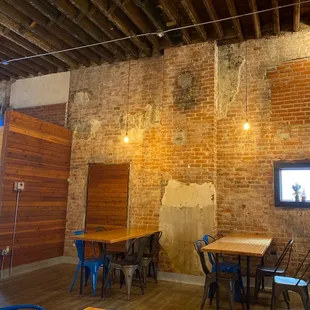 Uprooted dining area