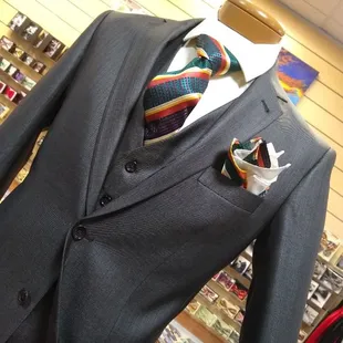 Suit Package starting at $150
(Suit, Shirt &amp; Tie or Bow)
Slim, Modern &amp; Regular Fit