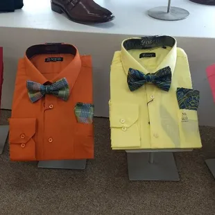 More than 30 colors of dress shirts