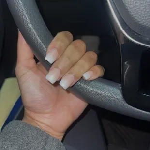 pink ombré nails love!!!!