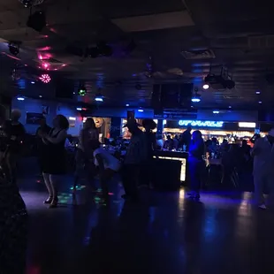 people dancing at a party