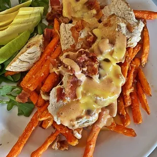 a plate of food on a table