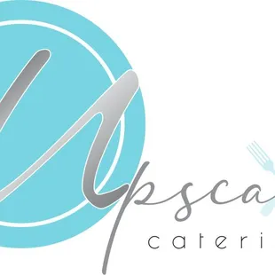 the logo for upscales catering