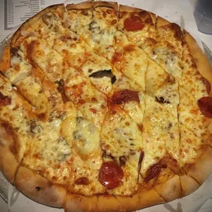 pizza, food