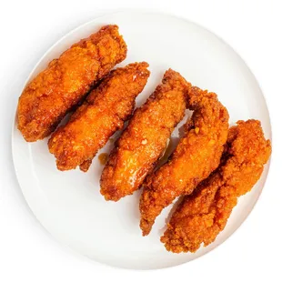 fried chicken strips on a plate