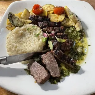 Chef's selection- flat iron risotto