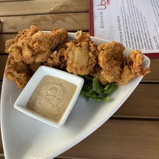 Fried oysters