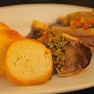 Bone marrow appetizer (it was good but very rich is tasting) *9/15/23