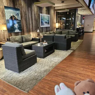 Lounge area