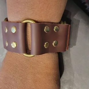 Badass leather cuff