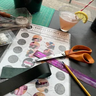 a pair of scissors and a pair of scissors