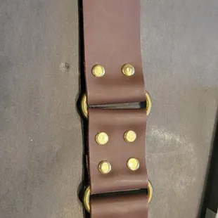 Finished badass leather cuff