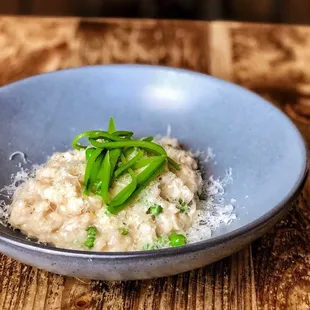 Spring Pea Risotto / Pecorino Romano
