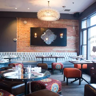 Modern space perfect for gatherings.