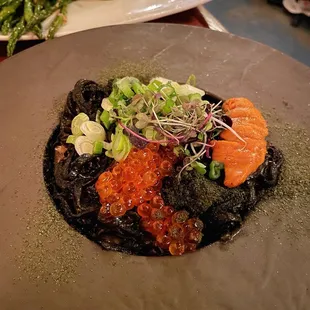 Uni squid ink pasta (must have!!)