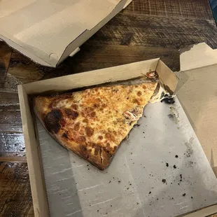 Cheese pizza slice