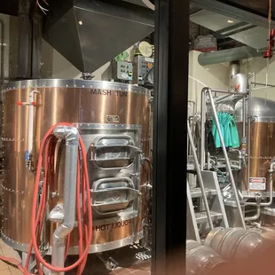 Cool brewing vats